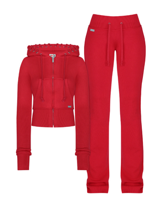 Soft Knit Tracksuit Set