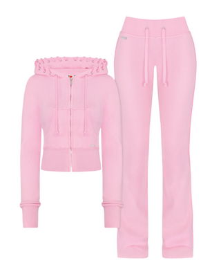 Soft Knit Tracksuit Set